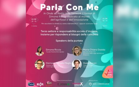 #ParlaConMe: Terzo Settore e Responsabilità Sociale d'Impresa nella puntata del 9 giugno