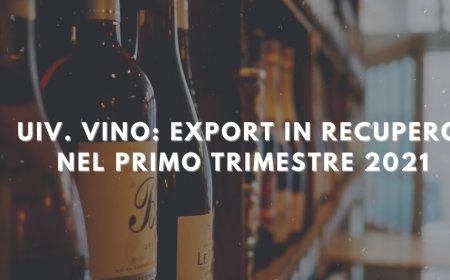 UIV. Vino: export in recupero nel primo trimestre 2021