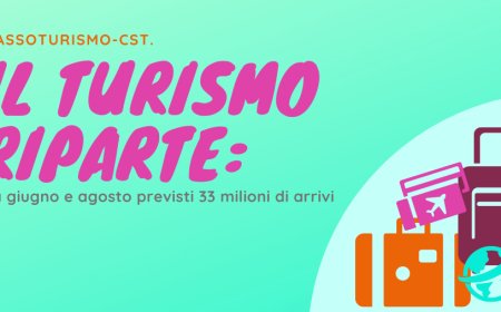 Assoturismo-Cst. Il turismo riparte: tra giugno e agosto previsti 33 milioni di arrivi