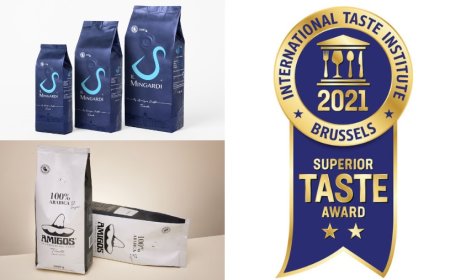 Due miscele Amigos Caffè premiate dall’International Taste Institute di Bruxelles