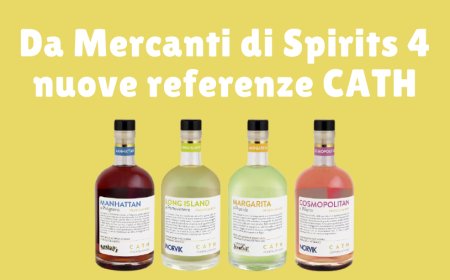 Da Mercanti di Spirits 4 nuove referenze CATH, cocktail ready to drink