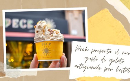 Peck presenta il nuovo gusto di gelato artigianale per l'estate