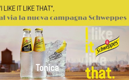 "I Like it like that", al via la nuova campagna Schweppes