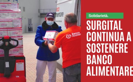 Solidarietà. Surgital continua a sostenere Banco Alimentare