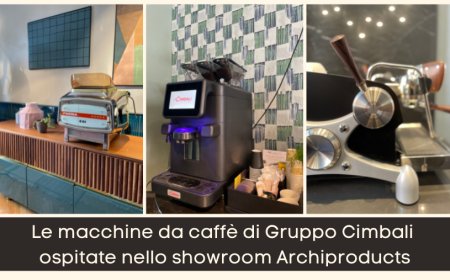 Le macchine da caffè di Gruppo Cimbali ospitate nello showroom Archiproducts
