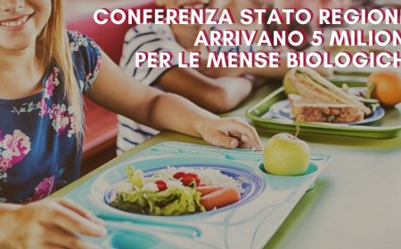Conferenza Stato Regioni: arrivano 5 milioni per le mense biologiche