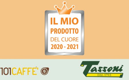 101CAFFE' e Cedrata Tassoni premiati all'edizione 2020 de "Il mio prodotto del cuore"