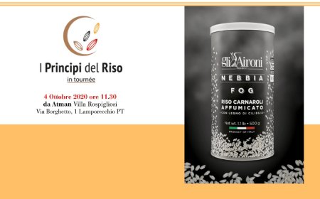 "I Principi del Riso" porta in Toscana il Carnaroli affumicato "Nebbia" de gliAironi