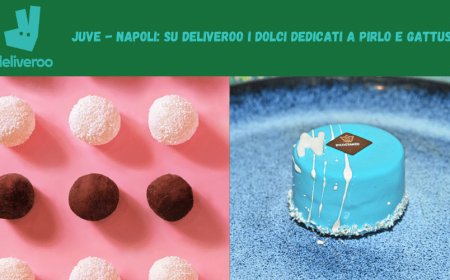 Juve - Napoli: su Deliveroo i dolci dedicati a Pirlo e Gattuso