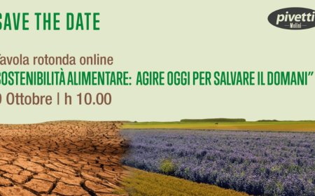 La "Sostenibilità Alimentare" sarà il tema del primo talk di Molini Pivetti in diretta Facebook