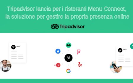Tripadvisor lancia per i ristoranti Menu Connect, la soluzione per gestire la propria presenza online