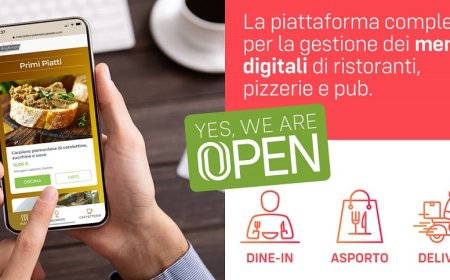 NetToHotel lancia YesWeAreOpen® per la gestione di menu digitali nella ristorazione e nell'ospitalità