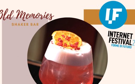 Il Cocktail più innovativo premiato all'Internet Festival è l'Old Memories dello Shaker Bar