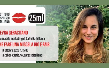 IEI 25ml: oggi appuntamento con Ginevra Geracitano di Caffè Haiti Roma