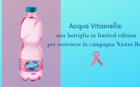 Acqua Vitasnella: una bottiglia in limited edition per sostenere la campagna Nastro Rosa