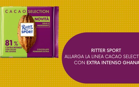 Ritter Sport allarga la linea Cacao Selection con Extra Intenso Ghana