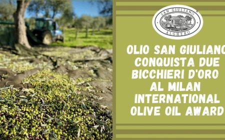 Olio San Giuliano conquista due bicchieri d'oro al Milan International Olive Oil Award