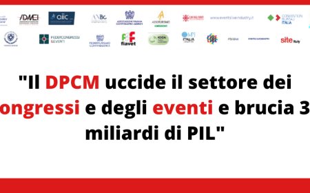 Le associazioni del settore congressi ed eventi contro il DPCM 18 ottobre
