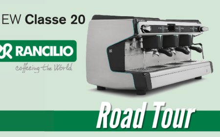 Rancilio Classe 20 presentata al pubblico in un roadshow in giro per l'Italia