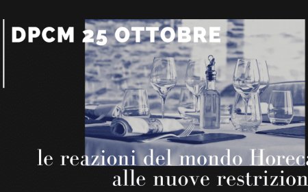 DPCM 25 ottobre: le reazioni del mondo Horeca alle nuove restrizioni