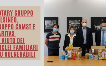 Rotary Gruppo Felsineo, Gruppo Camst e Caritas in aiuto dei nuclei familiari più vulnerabili