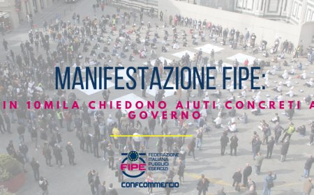 Manifestazione Fipe: in 10mila chiedono aiuti concreti al Governo