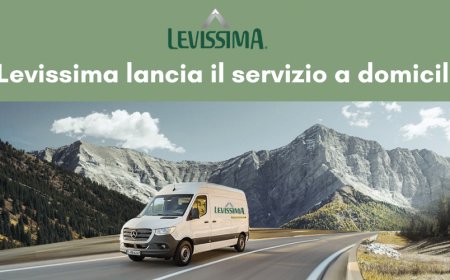 Levissima lancia il servizio a domicilio