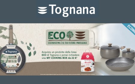 Tognana premia l'approccio green dei propri clienti: al via concorso a premi "My Cooking Box"
