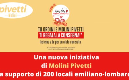 Una nuova iniziativa di Molini Pivetti a supporto di 200 locali emiliano-lombardi
