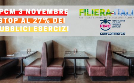 DPCM 3 Novembre: un nuovo stop alla ristorazione