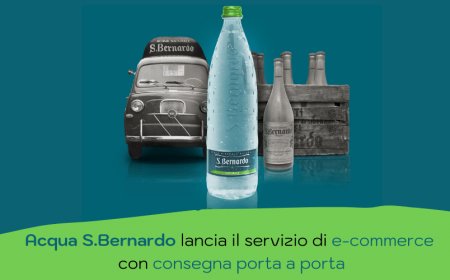 Acqua S.Bernardo lancia il servizio di e-commerce con consegna porta a porta