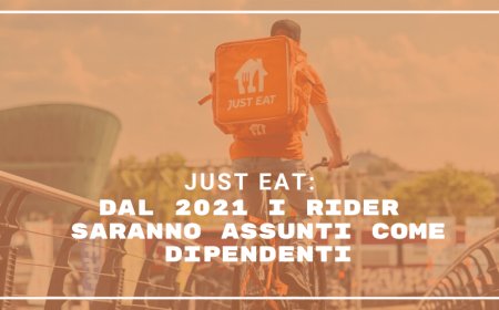 Just Eat: dal 2021 i rider saranno assunti come dipendenti