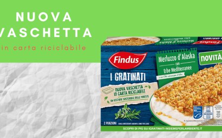 I Gratinati Findus si vestono di carta riciclabile per sostenere l'ambiente