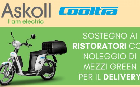 Askoll e Cooltra sostengono i ristoratori con mobilità elettrica per il delivery