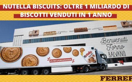 Nutella Biscuits: oltre 1 miliardo di biscotti venduti in un anno
