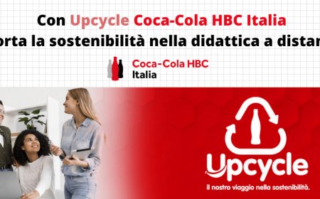 Con Upcycle Coca-Cola HBC Italia porta la sostenibilità nella didattica a distanza
