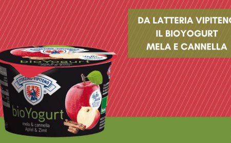 Da Latteria Vipiteno il bioYogurt Mela e Cannella