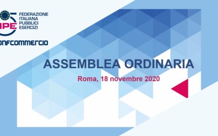 "La Ristorazione tra sicurezza e sviluppo" inaugurerà l'assemblea annuale di Fipe