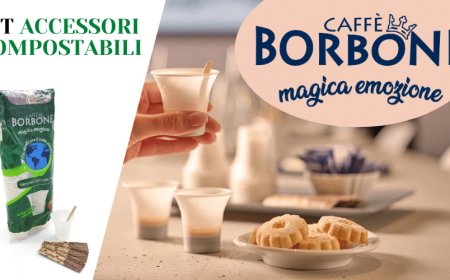 Caffè Borbone sempre più sostenibile con il nuovo kit "Accessori Compostabili"