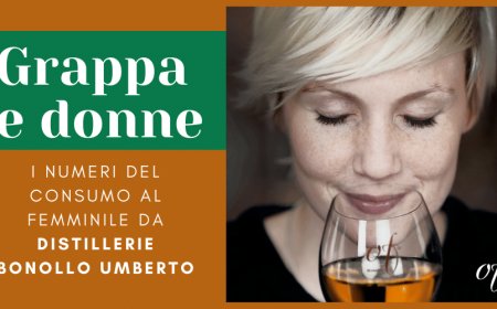 Grappa e donne: i numeri del consumo al femminile da Distillerie Bonollo Umberto