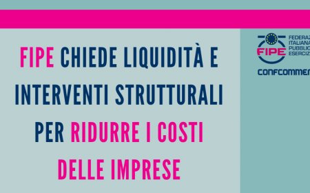 Fipe chiede liquidità e interventi strutturali per ridurre i costi delle imprese