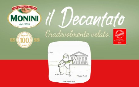 Il Decantato Monini presentato in versione cartoon dai poeti Virgilio e Orazio