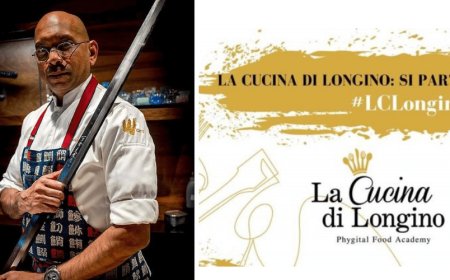 Wicky Priyan per "La Cucina di Longino" con la trota e il salmone della Tasmania