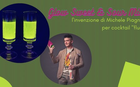 Glow Sweet & Sour Mix: l'invenzione di Michele Piagno per cocktail "fluo"