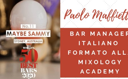 Il bar manager Paolo Maffietti premiato da The World's 50 best Bars