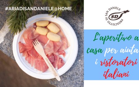 Prosciutto di San Daniele in supporto dei ristoratori italiani con l'aperitivo a casa