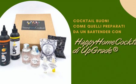 Cocktail buoni come quelli preparati da un bartender con HappyHomeCocktail di UpGrade®