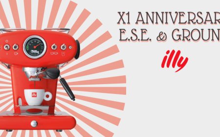illycaffè presenta la nuova macchina X1 Anniversary E.S.E. & Ground