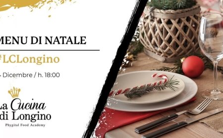 Il menu di Natale per l'ultimo appuntamento di La Cucina di Longino