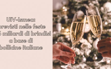 UIV-Ismea: previsti nelle feste 1,6 miliardi di brindisi a base di bollicine italiane